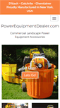 Mobile Screenshot of powerequipmentdealer.com